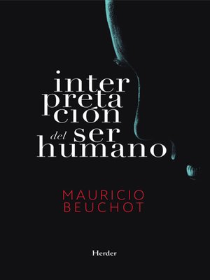 cover image of Interpretación del ser humano